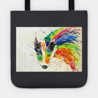 Colourful Rainbow Badger Tote