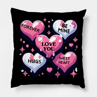 Valentine's Day Hearts Pillow