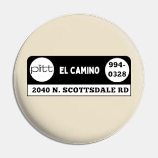 El Camino Movie Theater, Scottsdale Arizona Pin