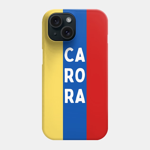 Carora City in Venezuelan Flag Colors Vertical Phone Case by aybe7elf