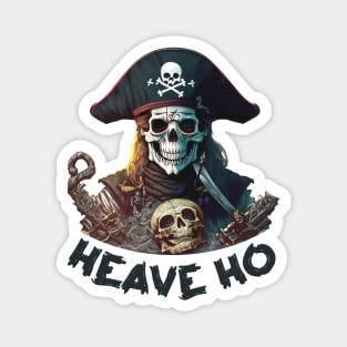 Pirate's Heave Ho Skull Magnet