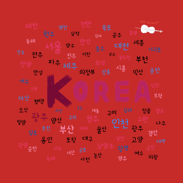 Korea 85 cities by Ode to cello