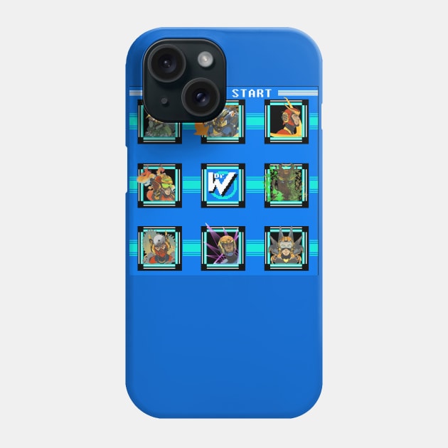 Mega Man II - Stage Select Phone Case by JoyfulConstruct