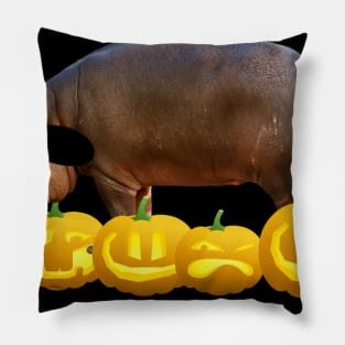 Halloween Hippo Pillow