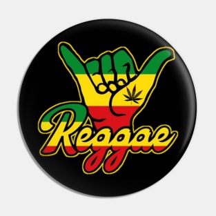 Hand reggaee Pin