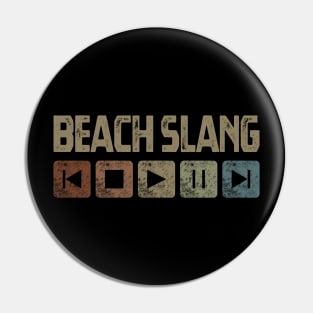 Beach Slang Control Button Pin