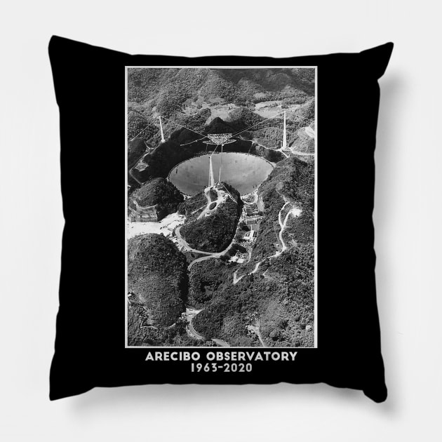 Arecibo Observatory Pillow by BigOrangeShirtShop