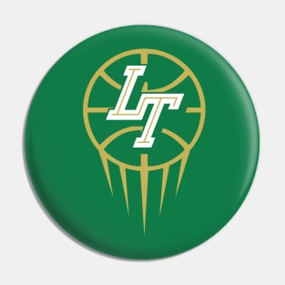 Frisco Lebanon Trial Blazers Basketball Medallion Pin