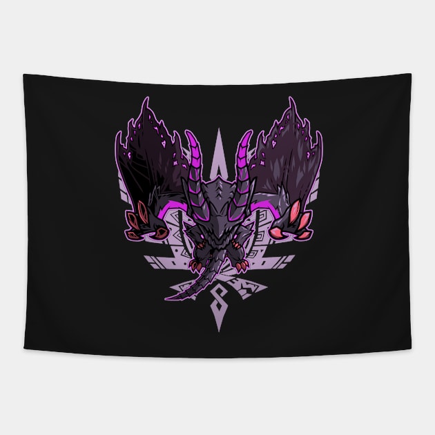 Gore Magala | Monster Hunter Tapestry by YhaniDoriasArts