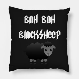 Bah Bah Black Sheep, 1 Pillow