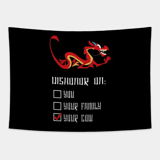 Dishonor! Tapestry by AliyaStorm