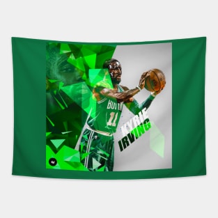 Masked Kyrie - Polygon Tapestry