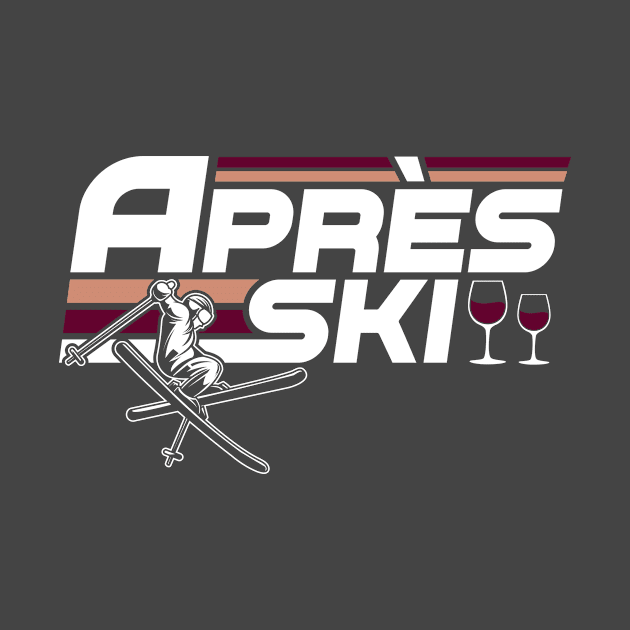 Apres Ski Funny Skiing Winter by MandeesCloset