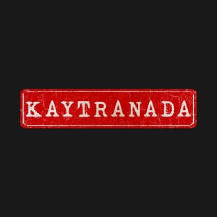 vintage retro plate Kaytranada T-Shirt