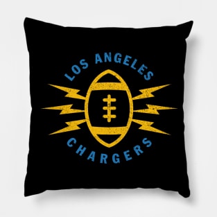 Los Angeles Chargers 2 by Buck Tee Originals Pillow