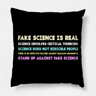 Fake science is real Pillow