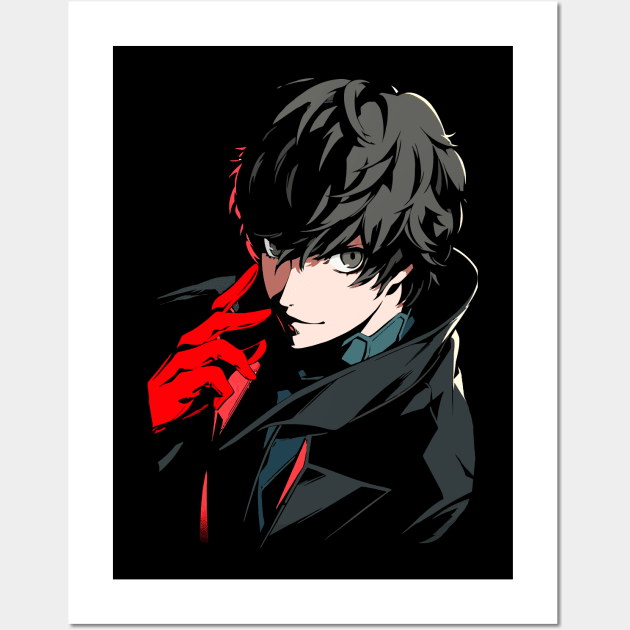 JOKER PERSONA 5' Poster, picture, metal print, paint by black kizz