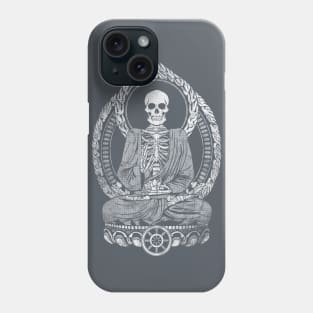 Starving Buddha Grunge - White Halftone Phone Case