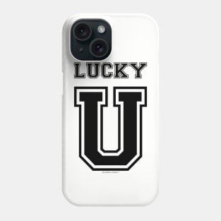 Lucky U University College (Black) Phone Case