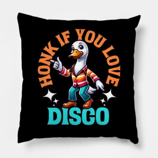 Honk If You Love Disco Pillow