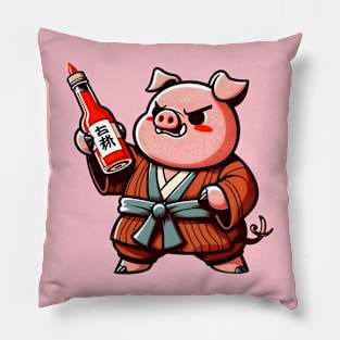 Hot sauce pig Pillow