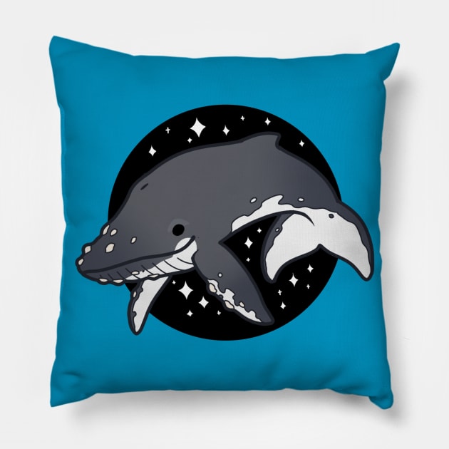 Humpback Whale Pillow by owlapin