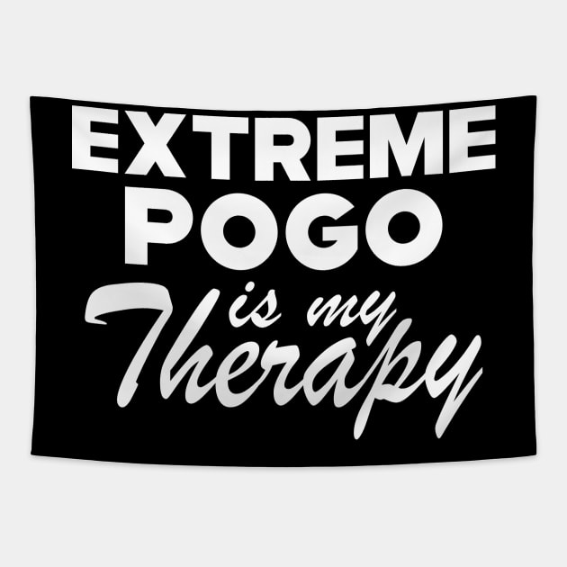 Extreme Pogo Is My Therapy Tapestry by KC Happy Shop