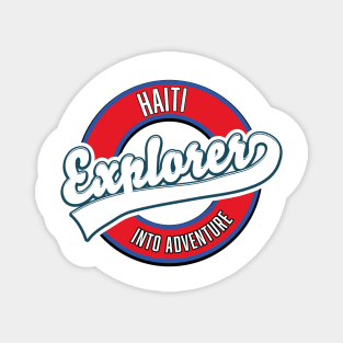 Haiti explorer into adventure logo Magnet