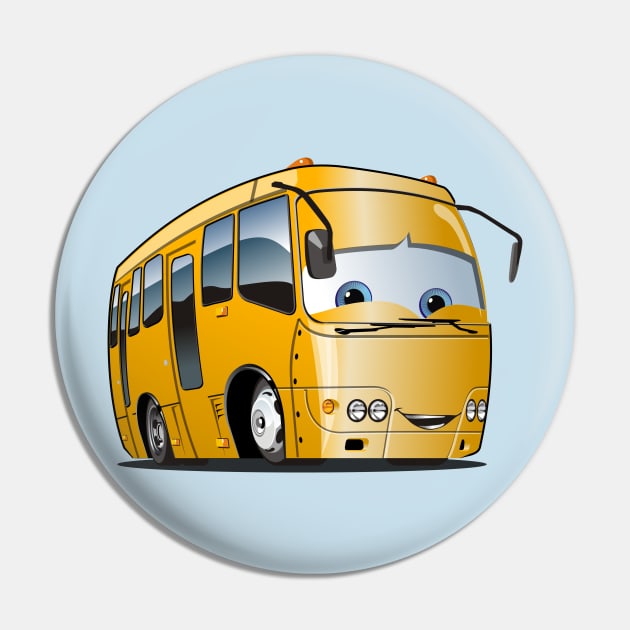 Cartoon bus Pin by Mechanik