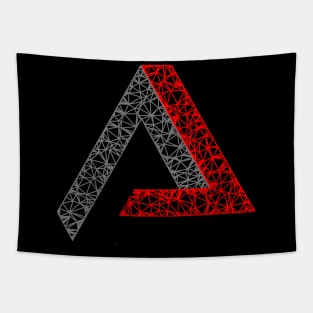 Impossible Tribar (red) Tapestry