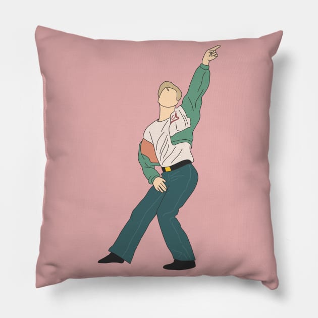 Jimin BTS Dynamite Pillow by tepudesigns