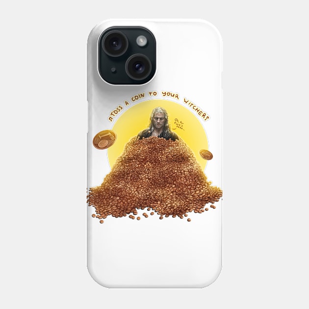 toss a coin Phone Case by c0ffeebee