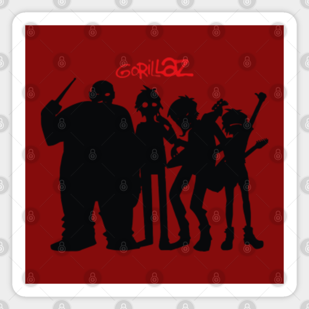 Gorillaz Band - Gorillaz - Sticker