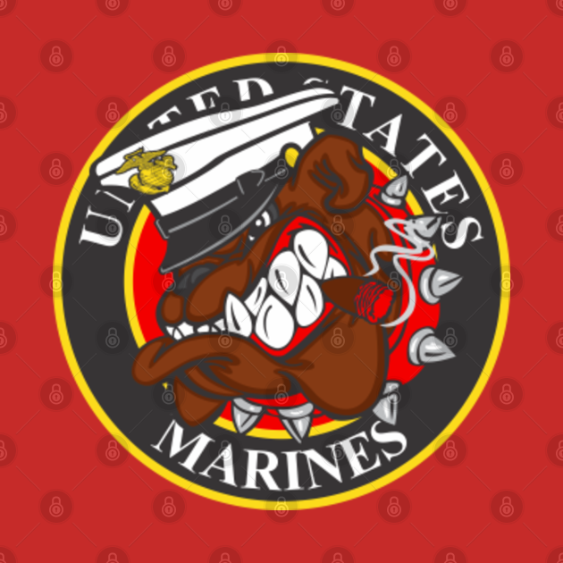 Marines Bulldog Mascot Marines Bulldog Mascot TShirt TeePublic