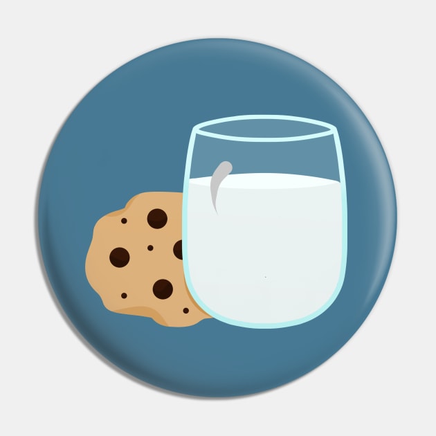 Chocolate Chip Cookie & Milk Pin by PandLCreations