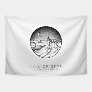 Isle of Skye, Scotland Dotwork Art Tapestry