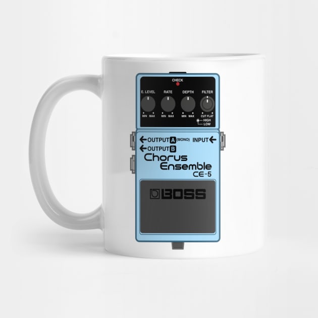 Boss CE-5 Chorus Ensemble Guitar Effect Pedal - Boss - Mug | TeePublic