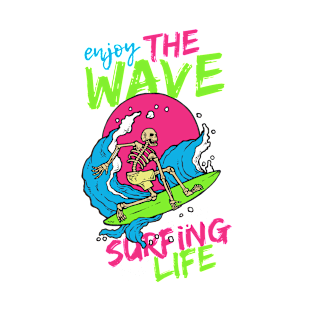 Surfing Life Enjoy The Wave T-Shirt