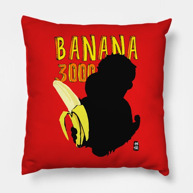 BANANA 3000 Pillow by Habuza