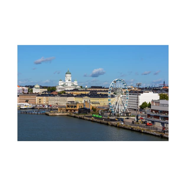 Helsinki cityscape shot from water by lena-maximova