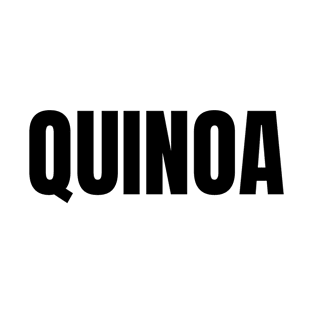 Quinoa Word - Simple Bold Text T-Shirt