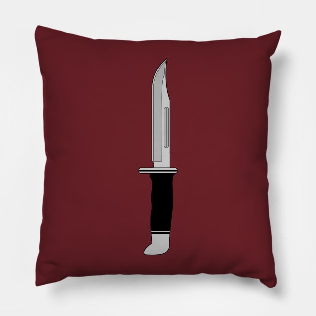 Scream Ghostface Buck 120 Knife Pillow by cactuscrust