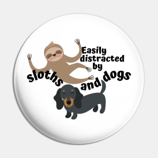 Easily distracted by sloths and dogs Pin