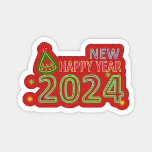 Happy New year 2024 Magnet