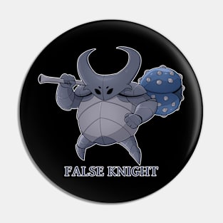 False Knight - Hollow Knight Pin