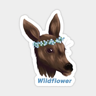 Wildflower Deer Magnet