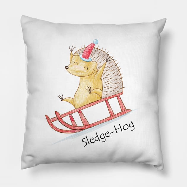 A Hog's Life - Sledge-Hog Pillow by shiro