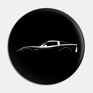 Chevrolet Corvette Z06 (C6) Silhouette Pin