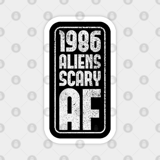 80s Scary Movie Magnet by Worldengine