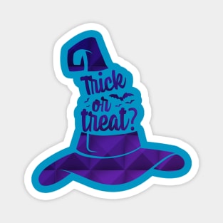 Trick Or Treat Witch Hat Magnet